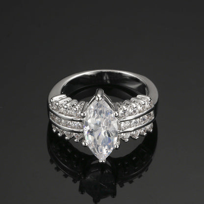Odette Mercer Ring | White Gold