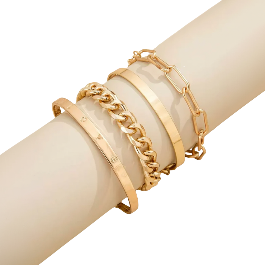 Elan™ | Gold Bracelet Set