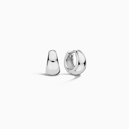 Rue Mini Hoops | White Gold