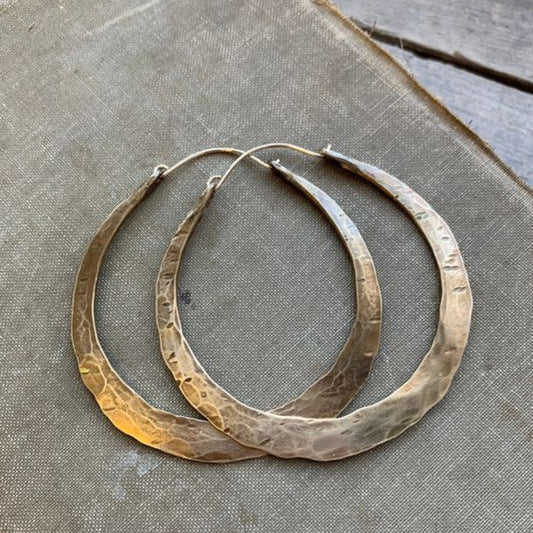 Antique Loop Earrings | Gold