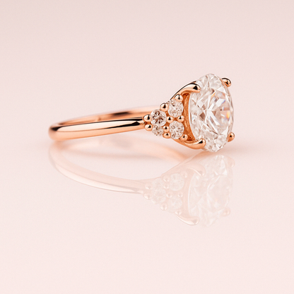 Hailley - Oval & Half Moon | Gold