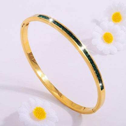 Liora Bellanotte Bracelet Green | Gold