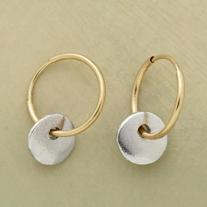 Gilded™ | Women's Gold-Plated Hoops & Silver Earrings