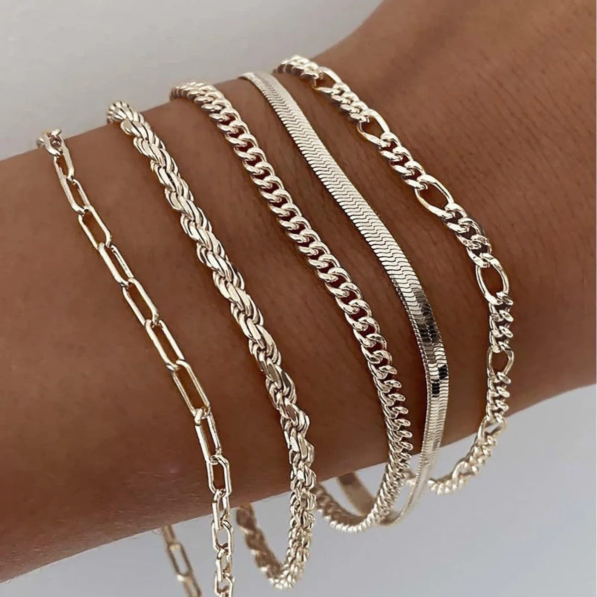 Ellis™ | Gold Bracelet Set