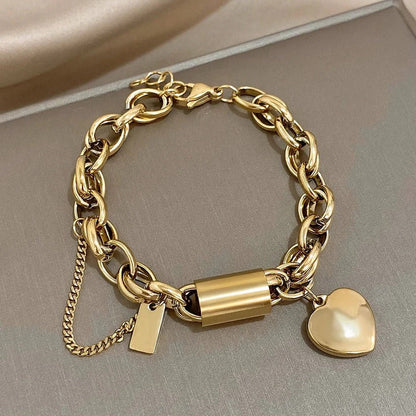 Heartened™ | Gold Chunky Bracelet