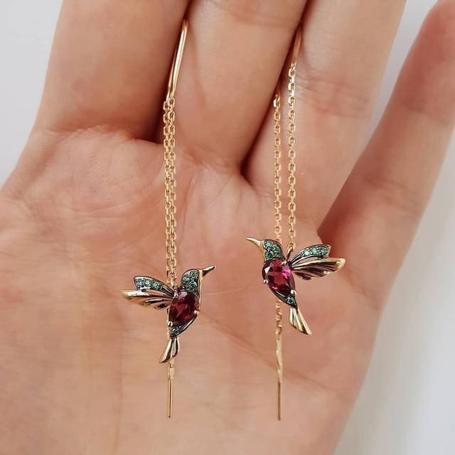 Kolibra™ | Hummingbird Zirconia Earrings